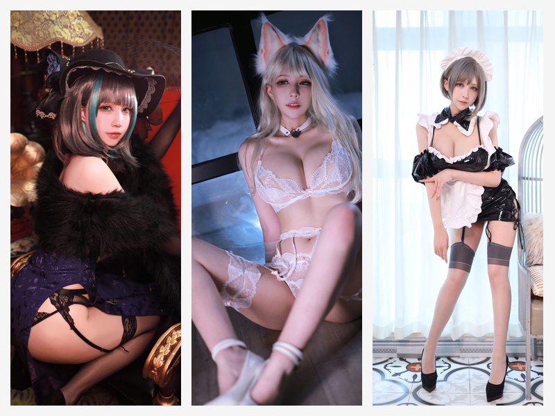 黑白御猫 – 全套7期[1.4G]-二次元小窝 | 高清Cosplay写真图集整理与角色摄影作品更新